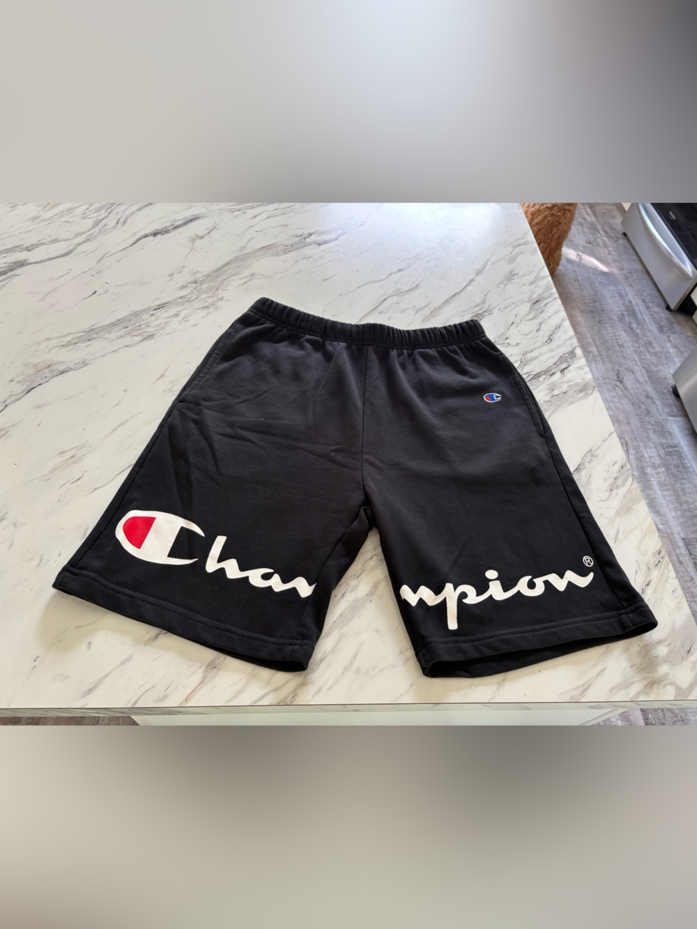 Champion/ Supreme Black Athletic Shorts - Men’s Large